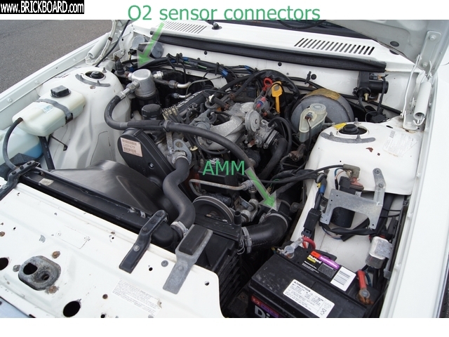 Volvo 200 -- location of amm