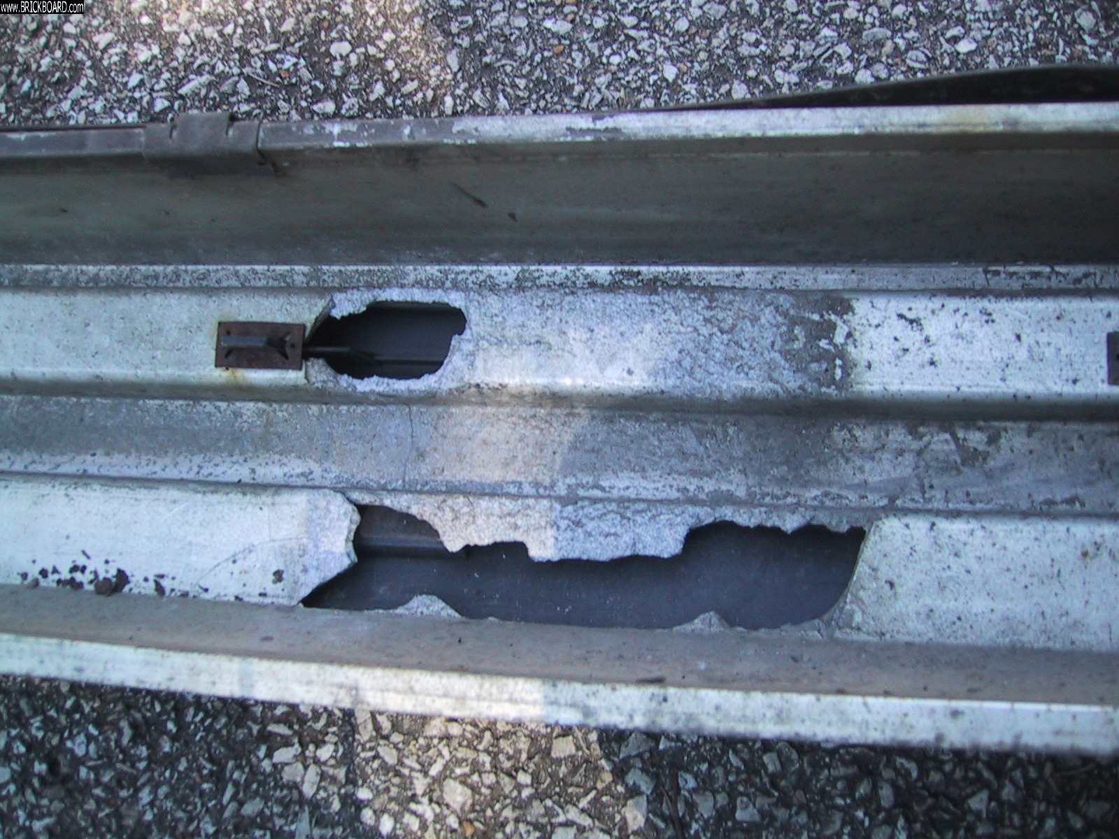 Volvo 200 -- Failed Rear Bumper Connection @ Bumper