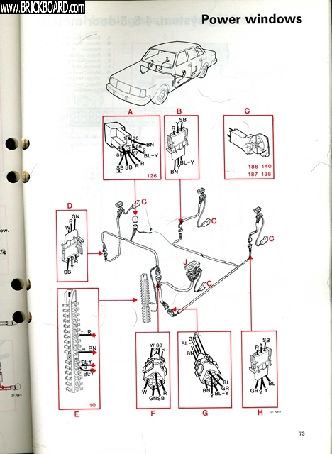 Volvo 200 -- 1987-1988 240 power window wiring