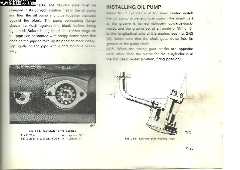 Volvo 140-160 -- B20 Distributer Drive