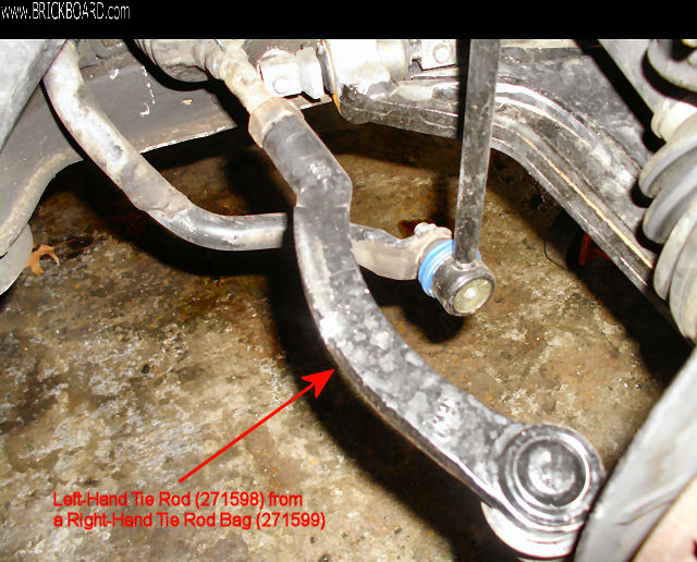 Volvo C70 -- Left Hand Tie Rod in a Right-Hand Tie Rod Bag