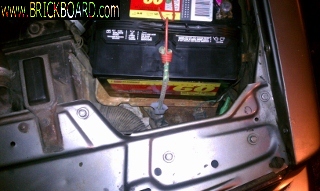 Volvo 200 -- Karlstad k34.5,_Ghetto Fab Battery Tide Down1