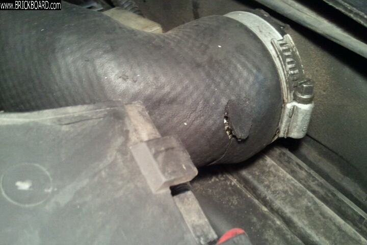 Volvo 850 -- 1996 850 Turbo Wagon - Popped Intake Hose