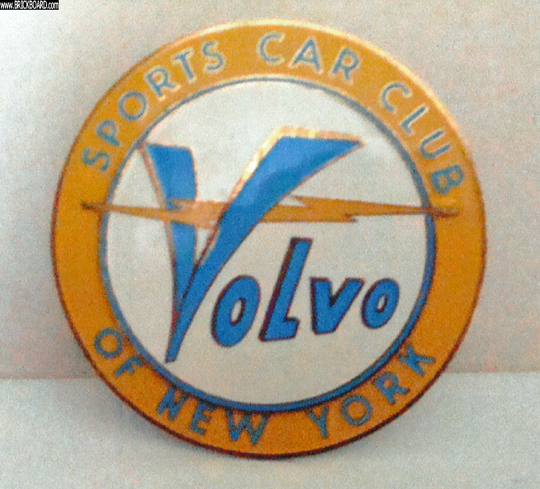 Volvo  -- Volvo Sports Car Club of New York badge
