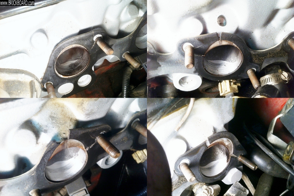 Volvo 900 -- 944 turbo manifold gasket montage