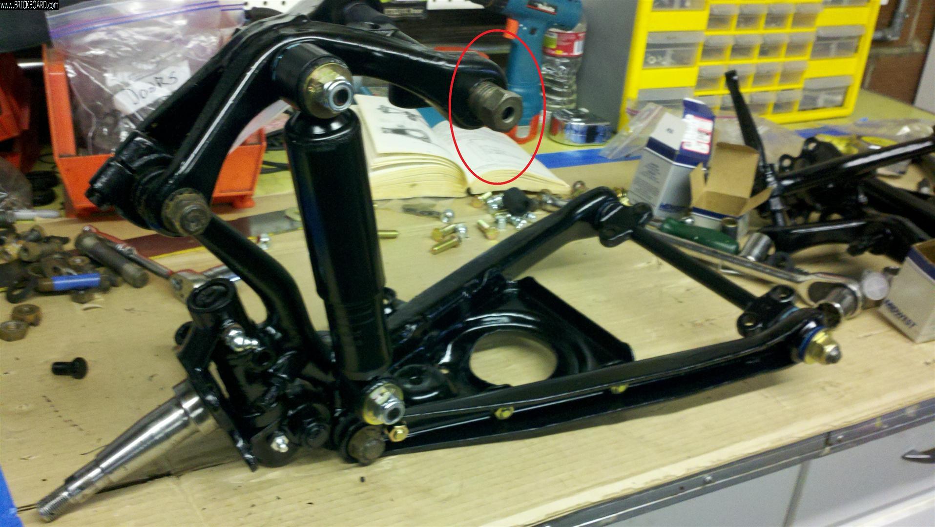 Volvo 444-544 -- 544 front suspension
