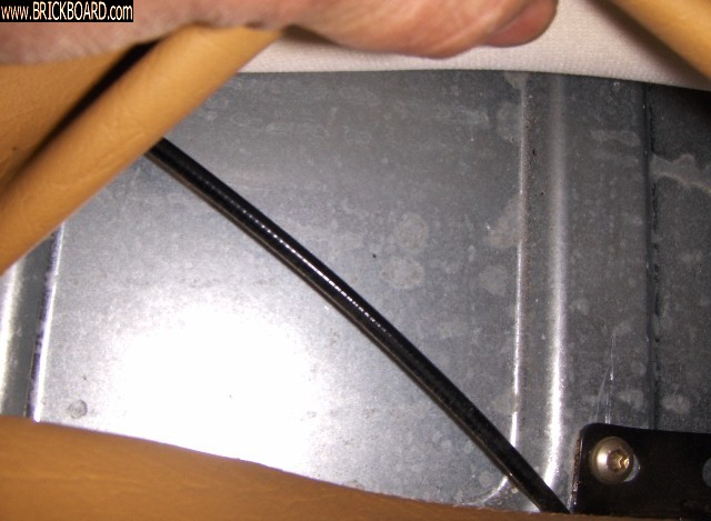 Volvo 200 -- wagon rear armrest backing