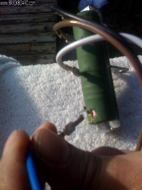 Volvo 200 -- Broken 240 Blower Motor resistor from IPD