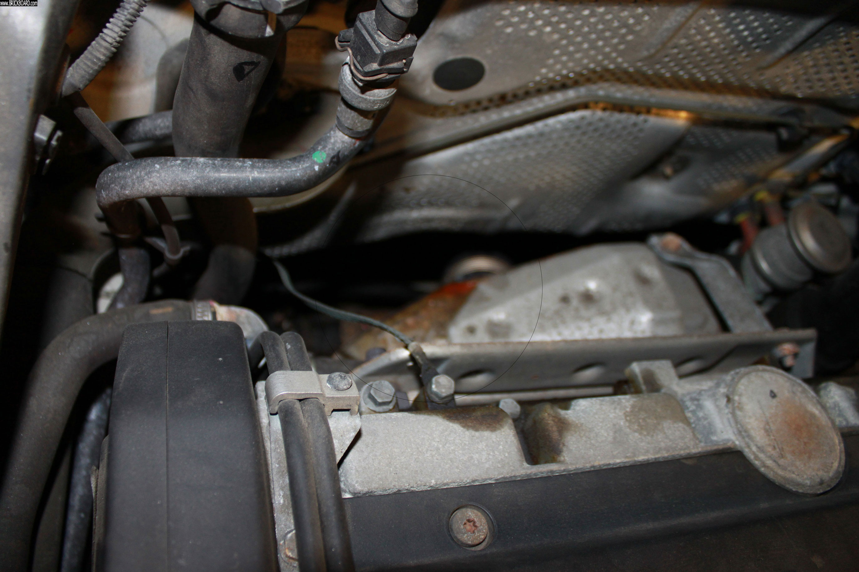 Volvo S70 -- Oil in Engine Bay