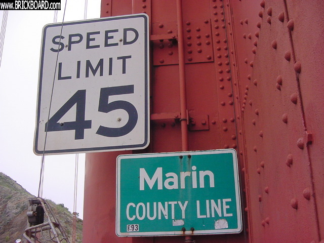 Volvo  -- Marin County Line Golden Gate Bridge