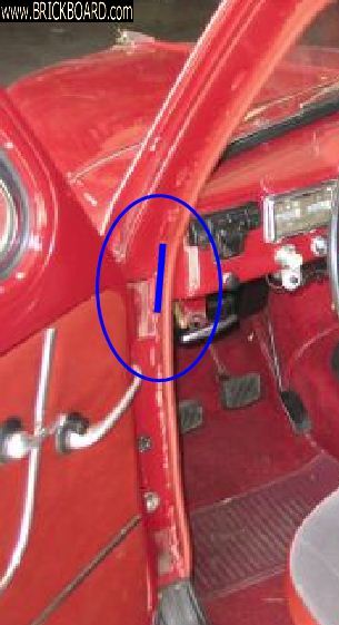 Volvo  -- 444 Door Molding Moulding Plate Thing