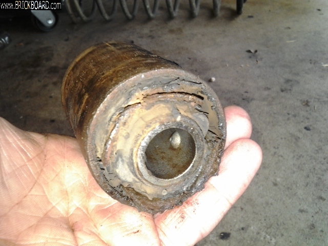 Volvo 200 -- Bushings removed Trailing Arm