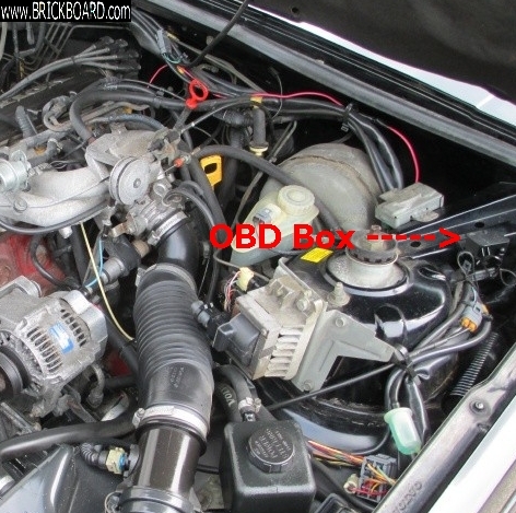 Volvo 700 -- obd location
