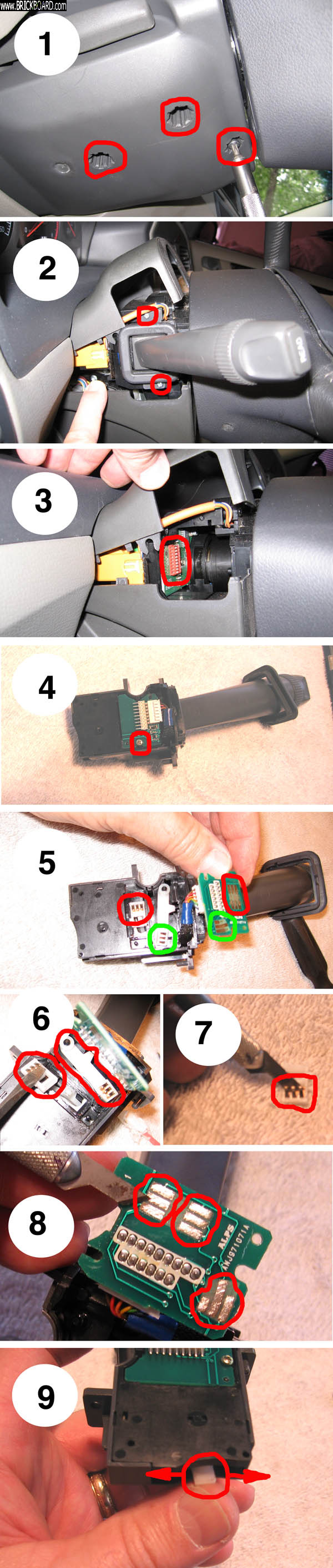Volvo  -- Turn Signal Switch Repair