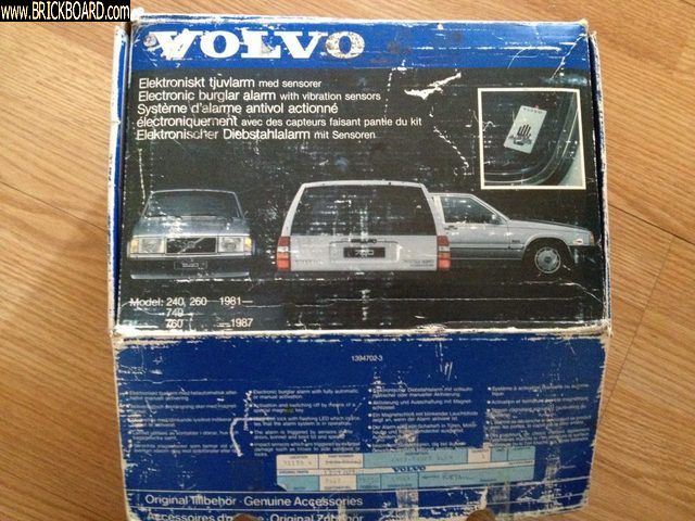 Volvo 200 -- NIB Volvo OEM 240/740 Burglar Alarm Kit