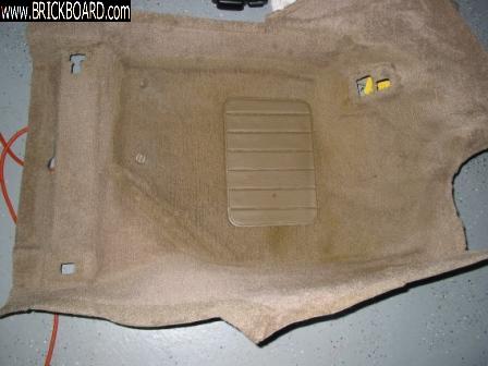 Volvo 850 -- 850 floormat cleaning, after