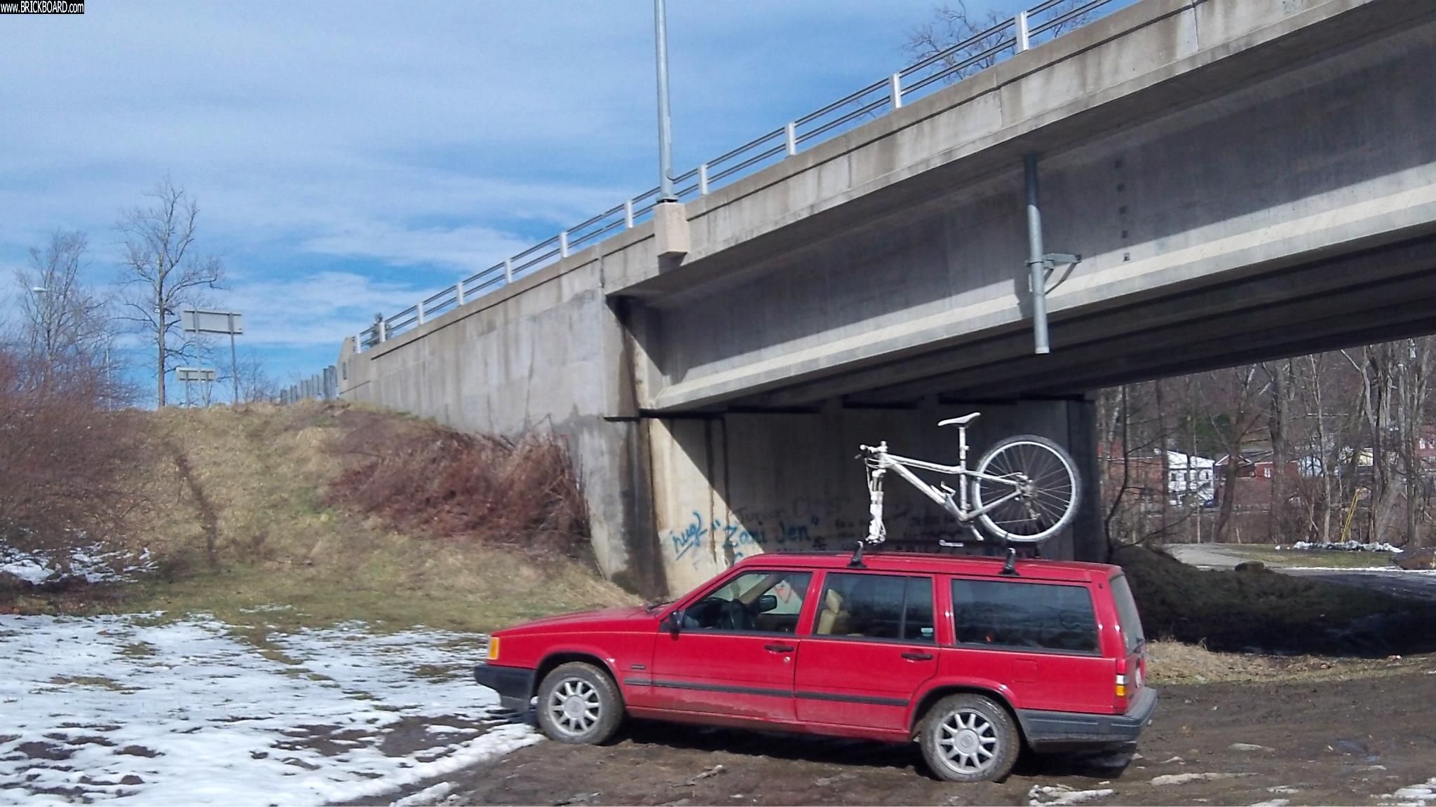 Volvo 900 -- 945 roof rack bike 