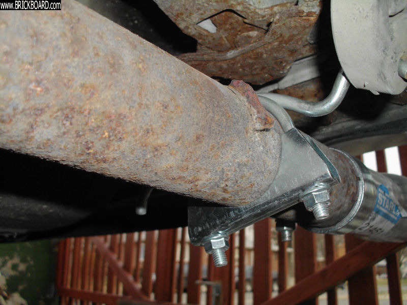 Volvo 850 -- Starla tailpipe and aftermarket tailpipe repair
