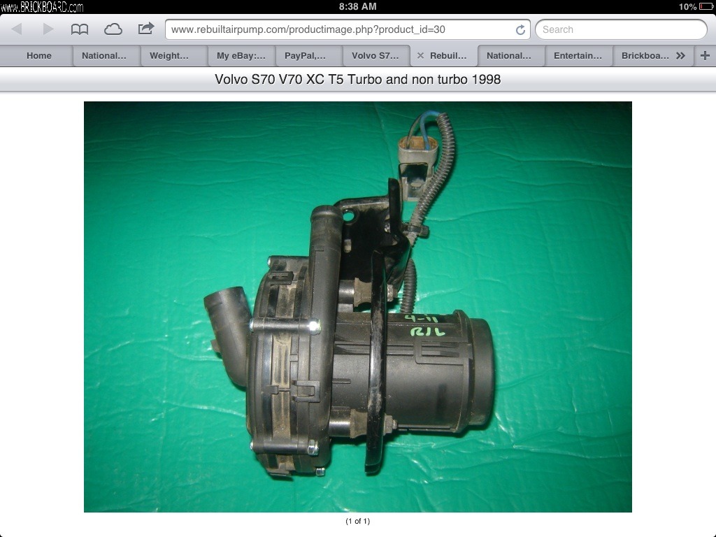Volvo S70 -- Rebuiltairpump.com