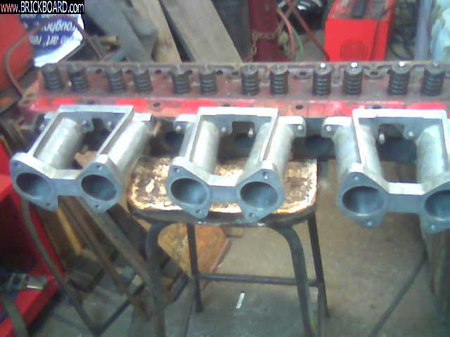 Volvo  -- B30 (AQ200)  Triple Sidedraft Manifolds