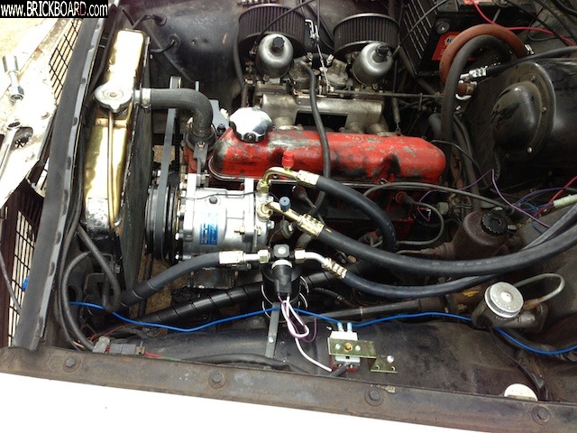 Volvo 120-130 -- 122 ac installation