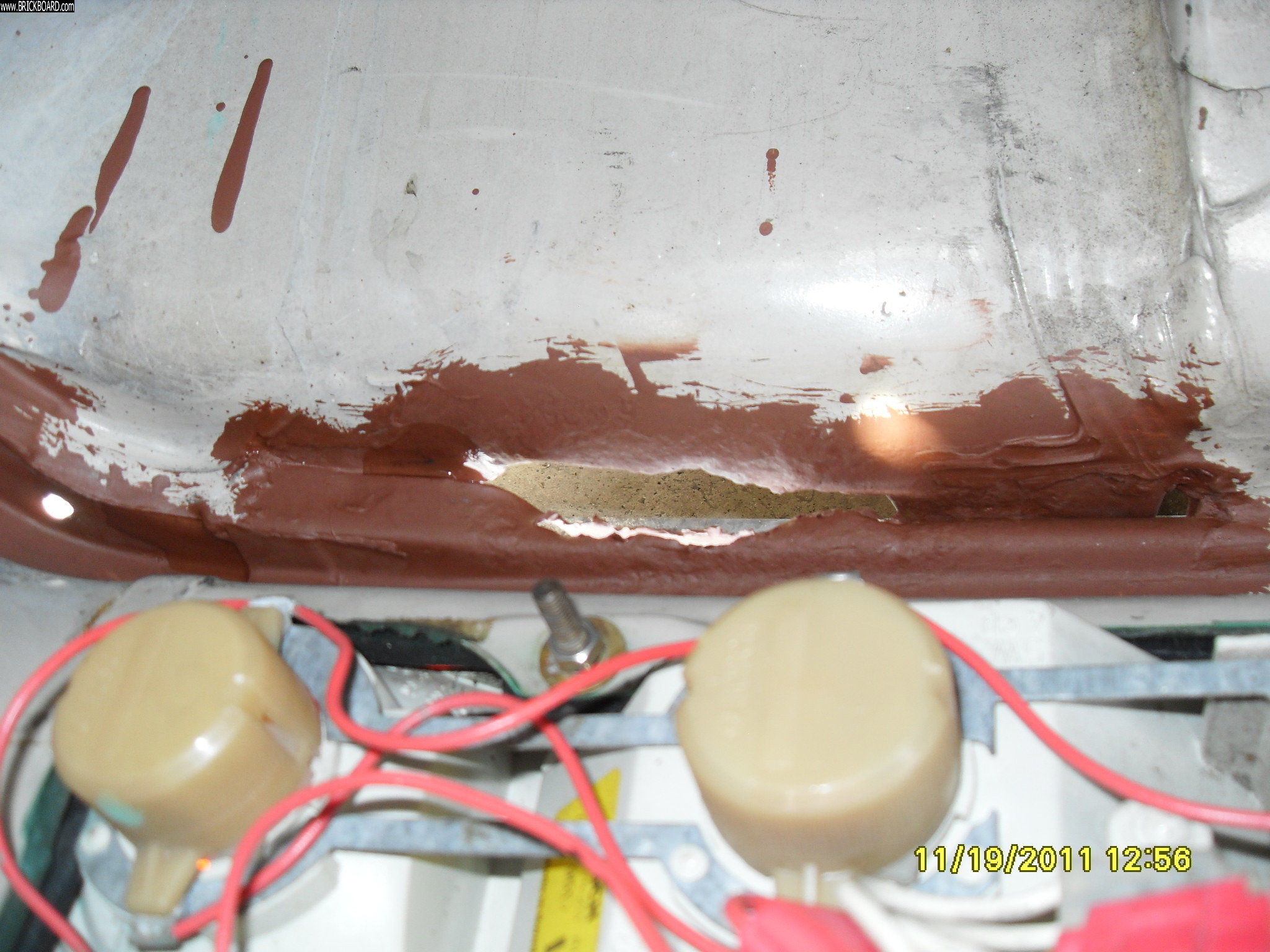 Volvo  -- Tail Light Rust