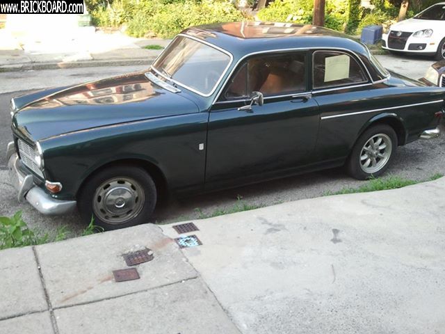 Volvo  -- back from the body shop missing lots of bits