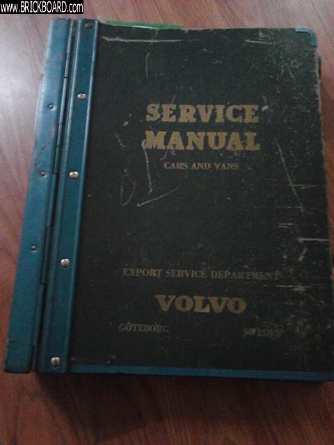 Volvo 444-544 -- original service manual PV444