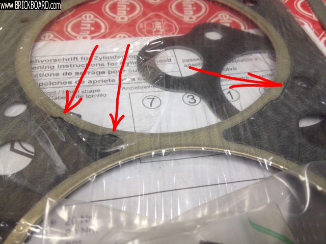Volvo  -- damaged gasket 2