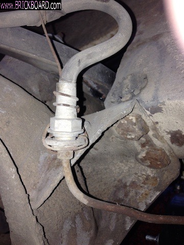 Volvo 120-130 -- Brake hose