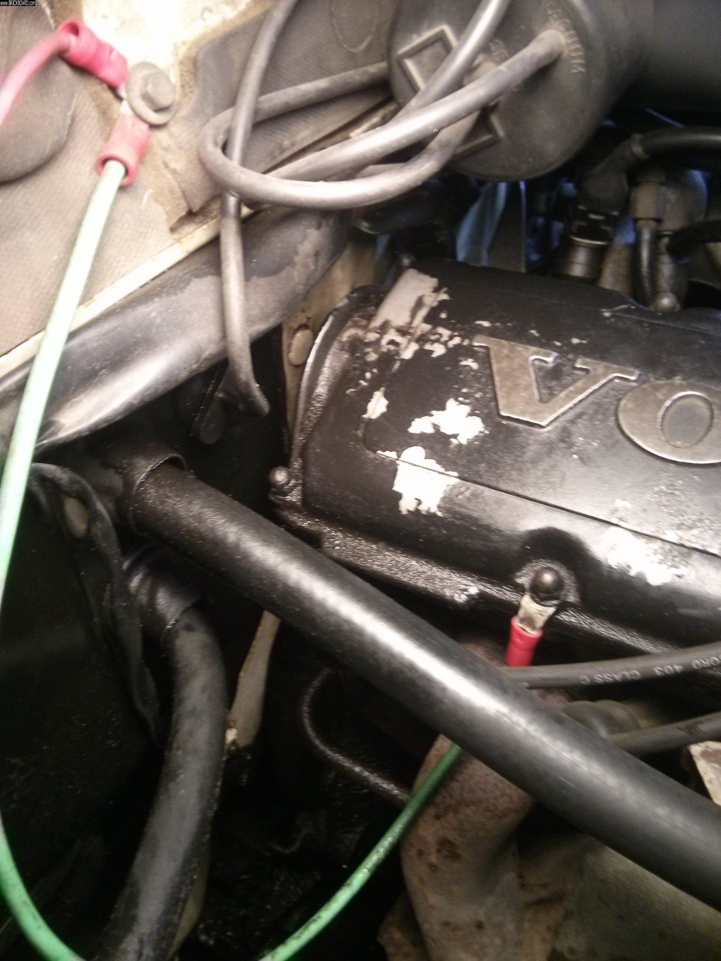 Volvo 200 -- 89 volvo 240/oil leak in back of engine
