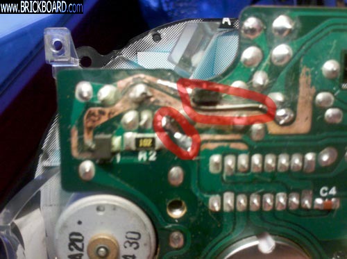 Volvo 900 -- burned traces on speedometer
