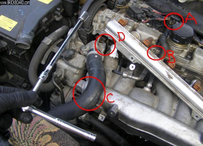 Volvo  -- Concern areas for manifold removal