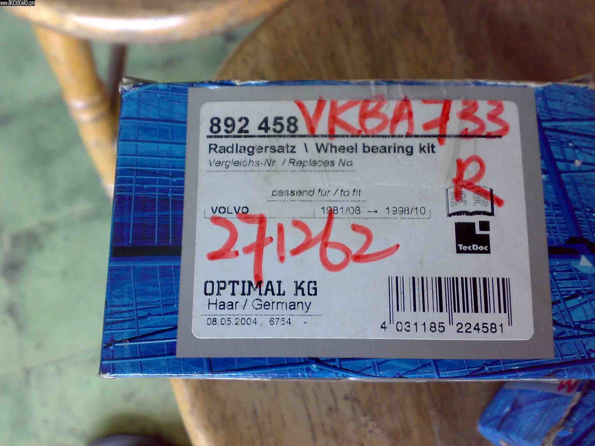 Volvo 900 -- Optimal (rear bearing)