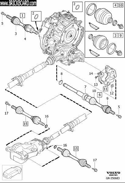 Volvo  -- XC70 Driveline