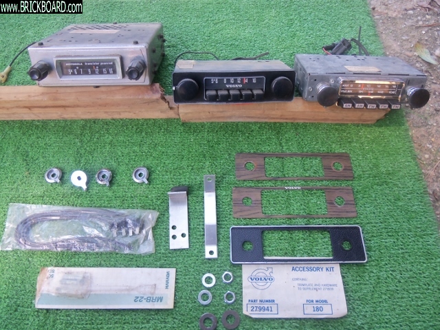 Volvo  -- 3 old volvo radios