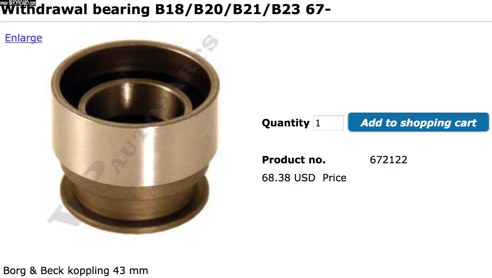 Volvo  -- withdrawal.bearing