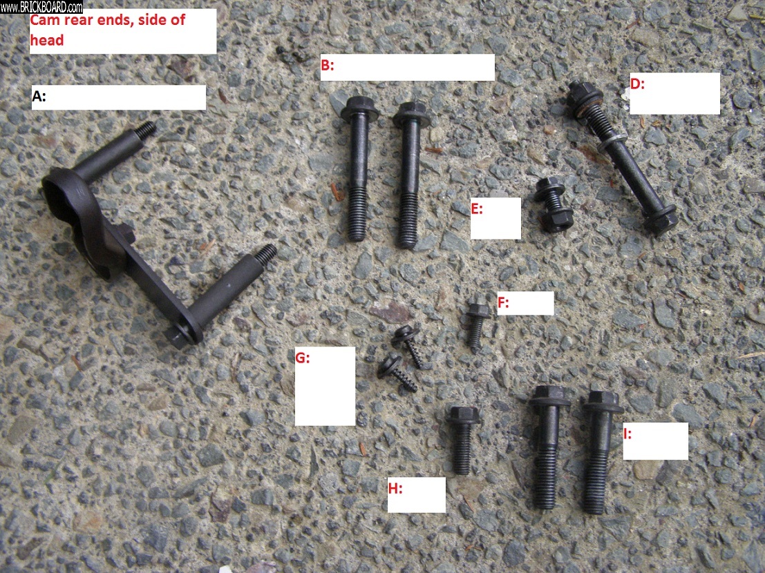 Volvo  -- Head side bolts etc