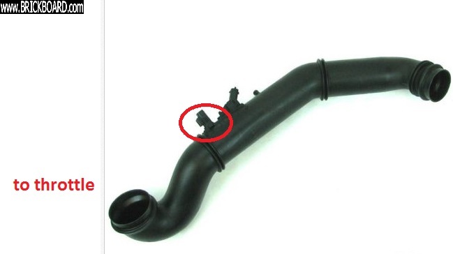 Volvo  -- Sensor on intercooler pipe