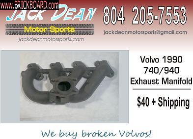 Volvo 700 -- Volvo 1990 740/940 Exhaust Manifold