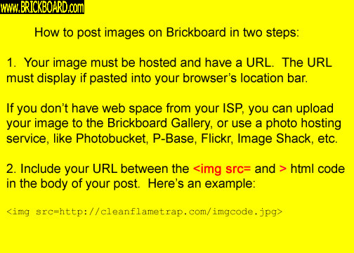 Volvo 200 -- How to post images from Clean Flame Trap