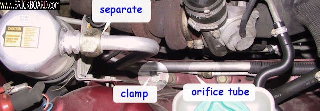 Volvo 900 -- Orifice tube