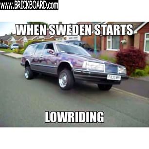Volvo  -- When Sweden Starts Lowriding LOL MEME