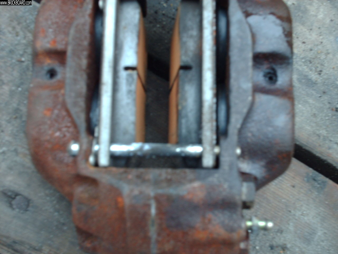 Volvo  -- non abs caliper used for abs car