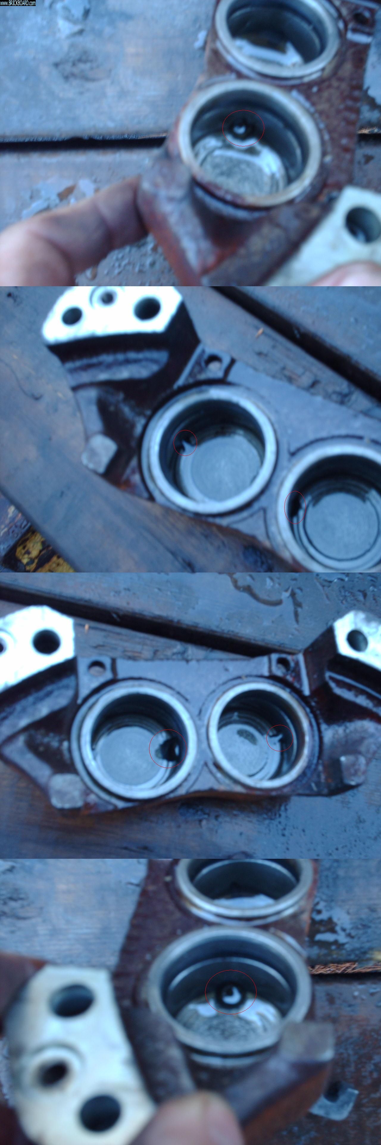 Volvo  -- caliper drilled out
