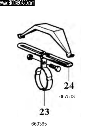 Volvo 120-130 -- Tailpipe support