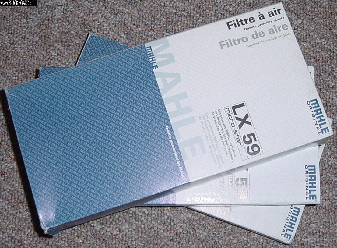 Volvo  -- MAHLE LX-59 Volvo 240 Air Filters (Could not get MANN locally)