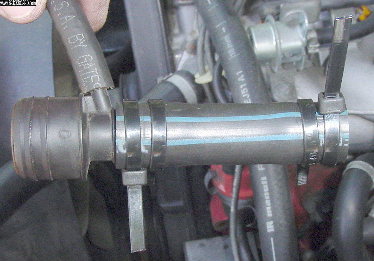 Volvo  -- 1992 Volvo 240 GL with New Straps to Seal PCV Assembly