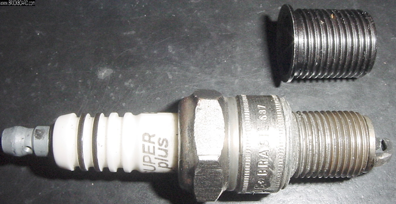 Volvo  -- Volvo 240 Spark Plug Thread Sleeve. Too Long?