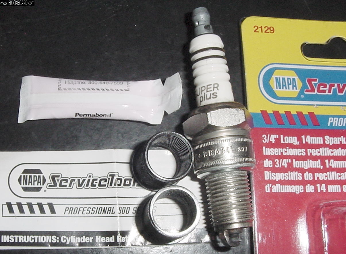 Volvo  -- Volvo 240 Spark Plug Thread Sleeve. Shorter.